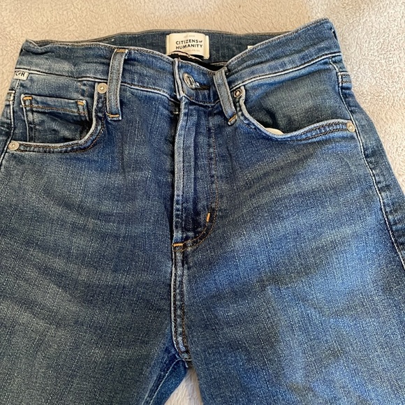 Citizens of Humanity Isola High-Rise Straight Slim Crop Jeans - Picture 6 of 13